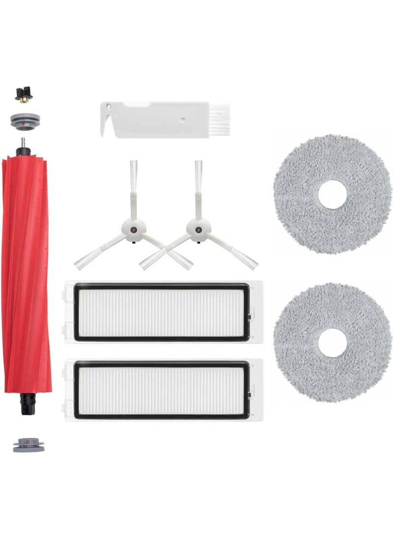robotspare Roborock Q Revo White Compatible Brush Hepa Filter Mop Set - 8 Pieces