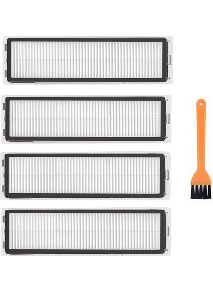 Robot spare Xiaomi Dreame D9 Compatible 4 Hepa Filters + Filter Cleaning Brush