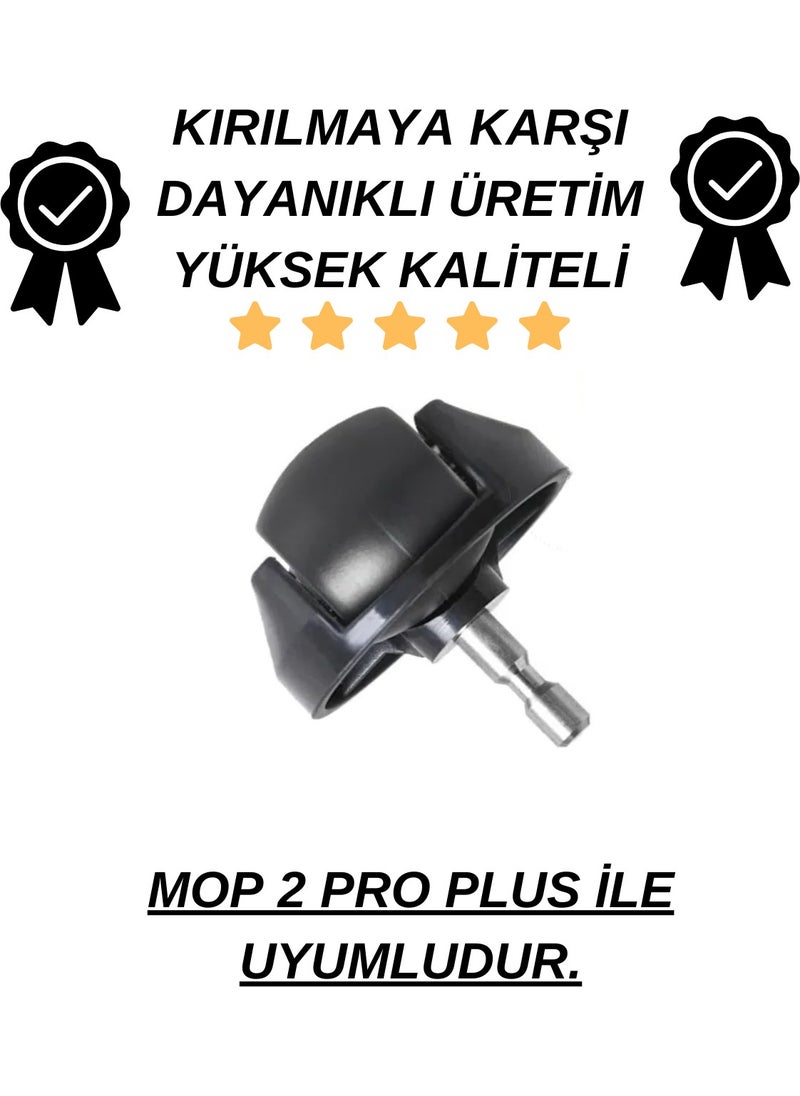 Xiaomi Mop 2 Pro+3D (ATTENTION: CAMERA-PLUS GLOBAL) Compatible Spare Black Wheel