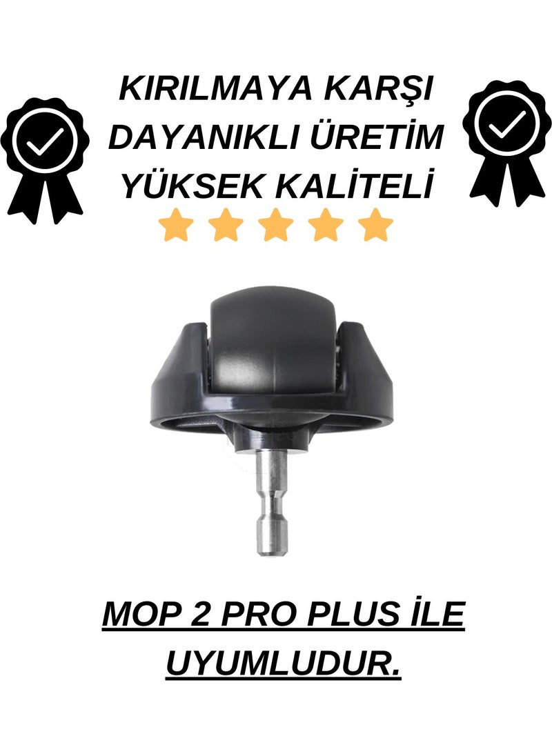 Xiaomi Mop 2 Pro+3D (ATTENTION: CAMERA-PLUS GLOBAL) Compatible Spare Black Wheel