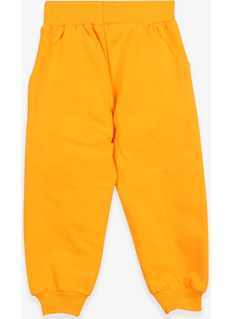 Boy's Sweatpants Yellow with Knee Embroidery (1.5-5 Years)