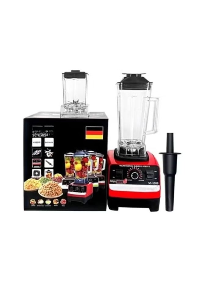 Heavy Duty Blender | Silver Crust Blender Juicer For Precision Blending Food Processing Ice Smoothies Crusher Blander Blender Mixer Juicer With Powerful Motor