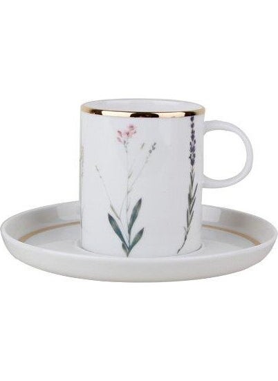 Botanical Teacup with Saucer 200cc