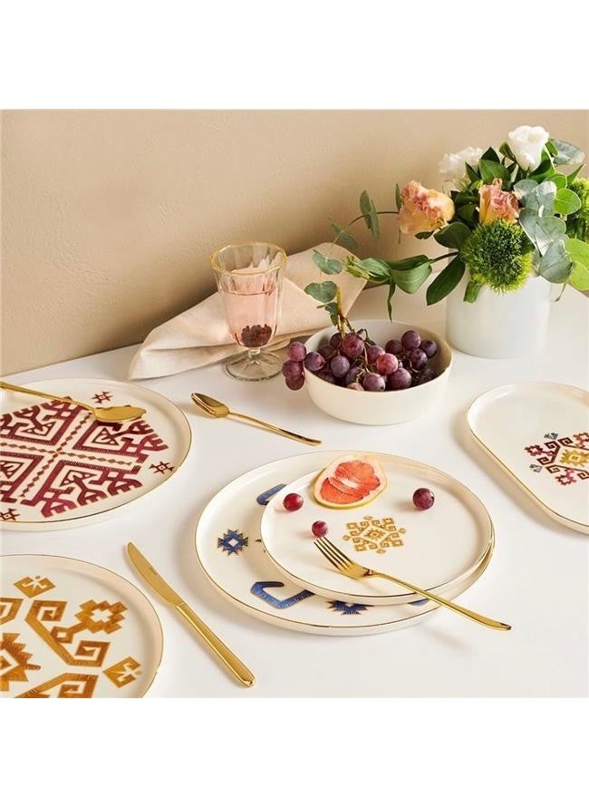 Arabesque Pattern 6-Saucer Coffee Cup