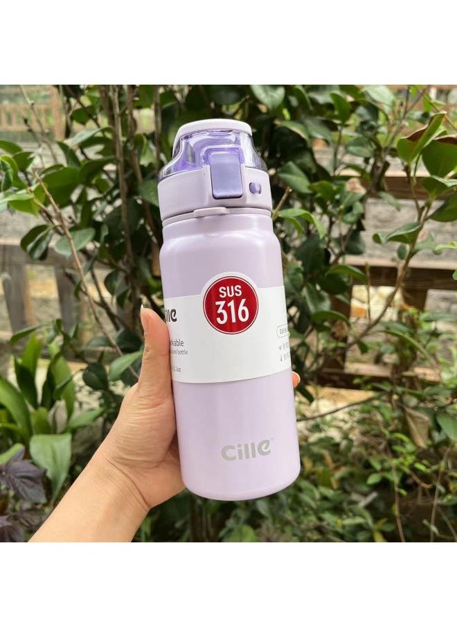 Xile Thermos Cup 3 6 Stainless Steel Large Capacity Outdoor Fitness Water Cup High Color Value Travel Pot With Straw