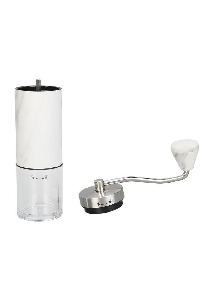 Manual Coffee Grinder Ceramic Core Adjustable Coarseness Stainless Steel Hand Crank Coffee Bean Grinder for Home Camping Travel CT50101