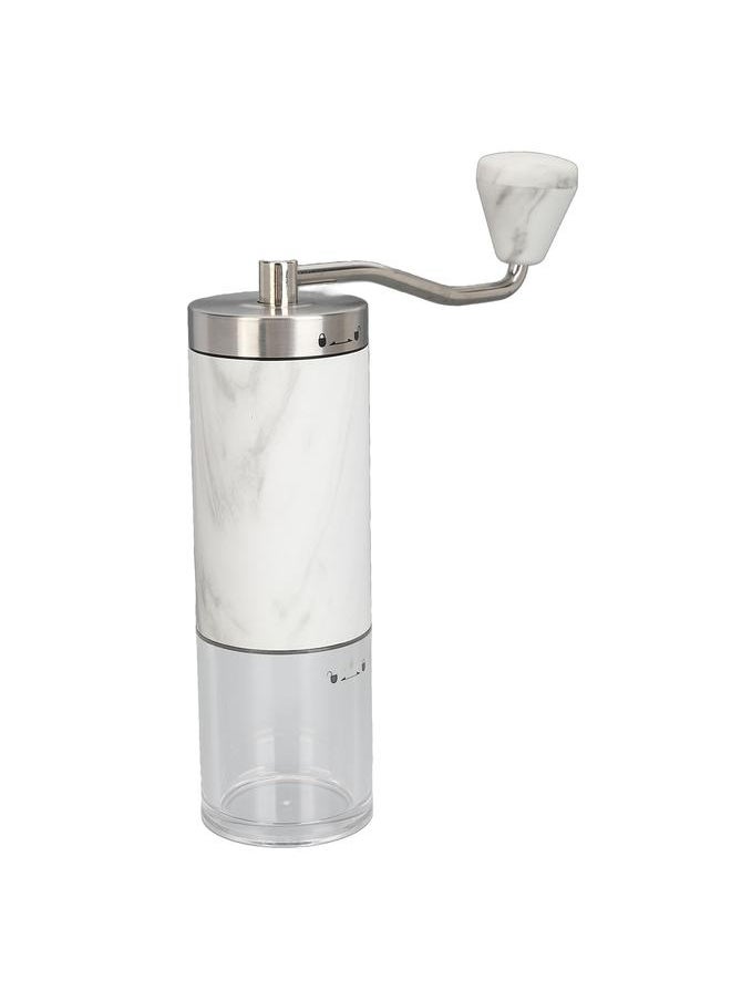 Manual Coffee Grinder Ceramic Core Adjustable Coarseness Stainless Steel Hand Crank Coffee Bean Grinder for Home Camping Travel CT50101