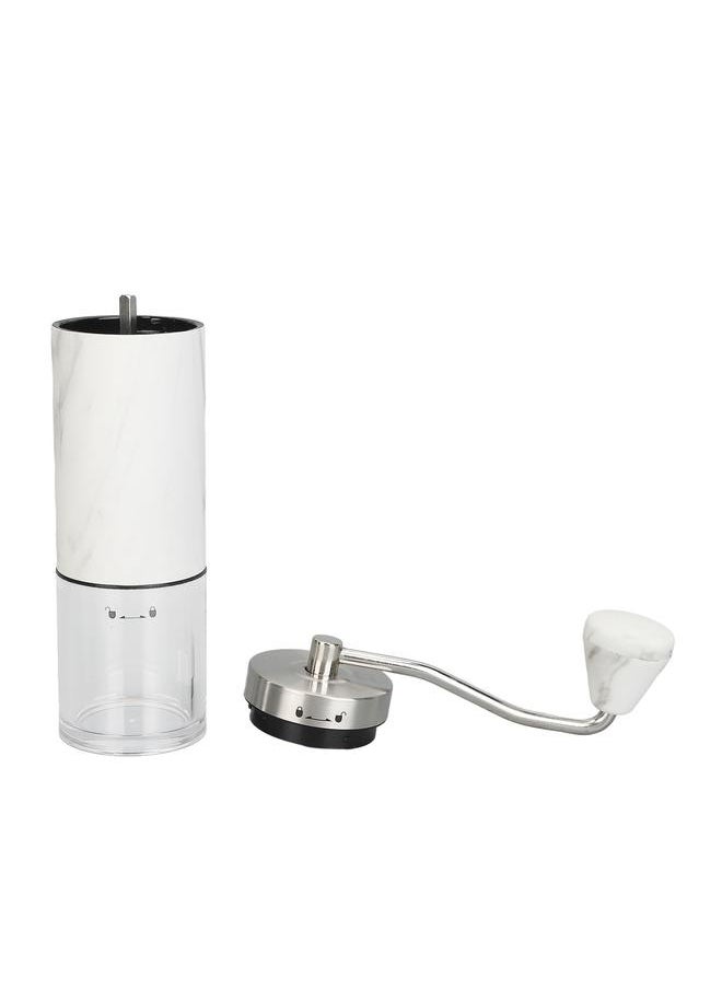 Manual Coffee Grinder Ceramic Core Adjustable Coarseness Stainless Steel Hand Crank Coffee Bean Grinder for Home Camping Travel CT50101