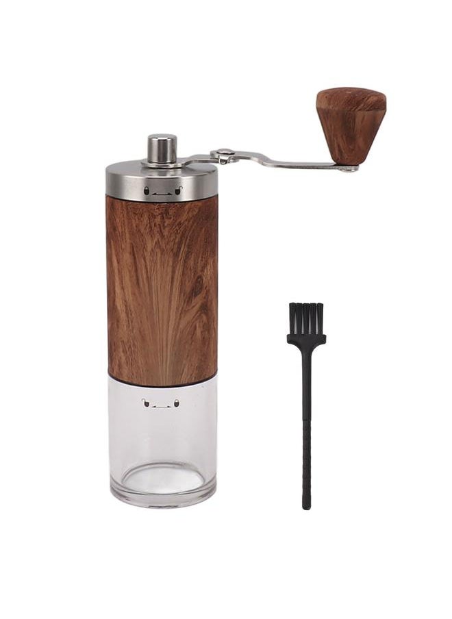 Manual Coffee Grinder Stainless Steel Adjustable Grind Size Detachable Manual Bean Grinder for Home Cafe Office