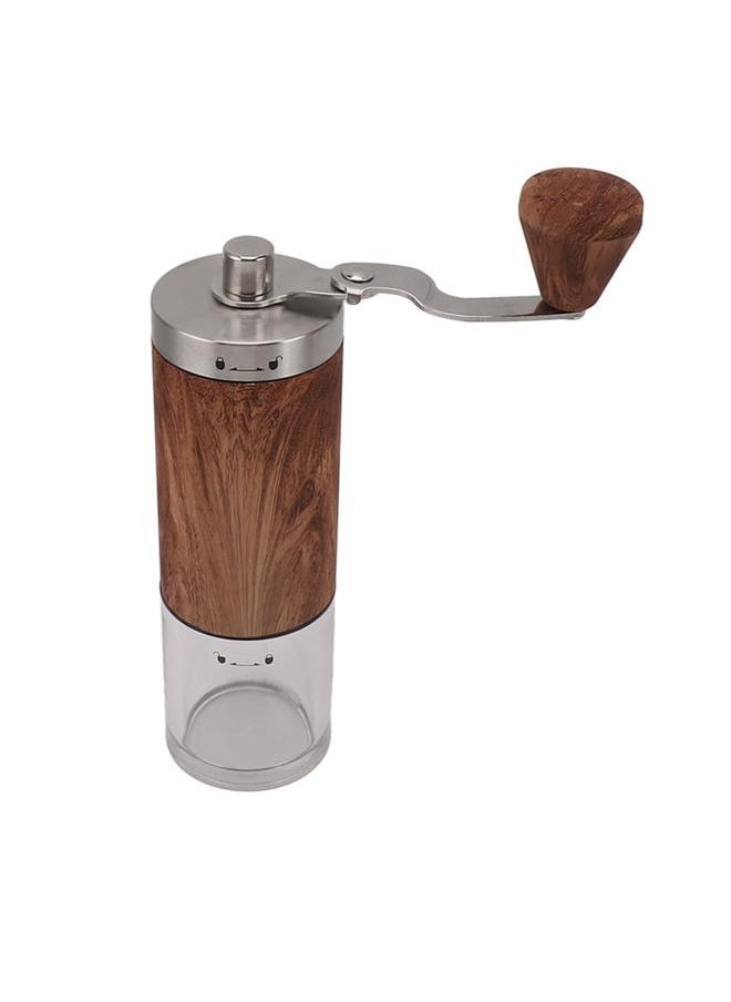Manual Coffee Grinder Stainless Steel Adjustable Grind Size Detachable Manual Bean Grinder for Home Cafe Office