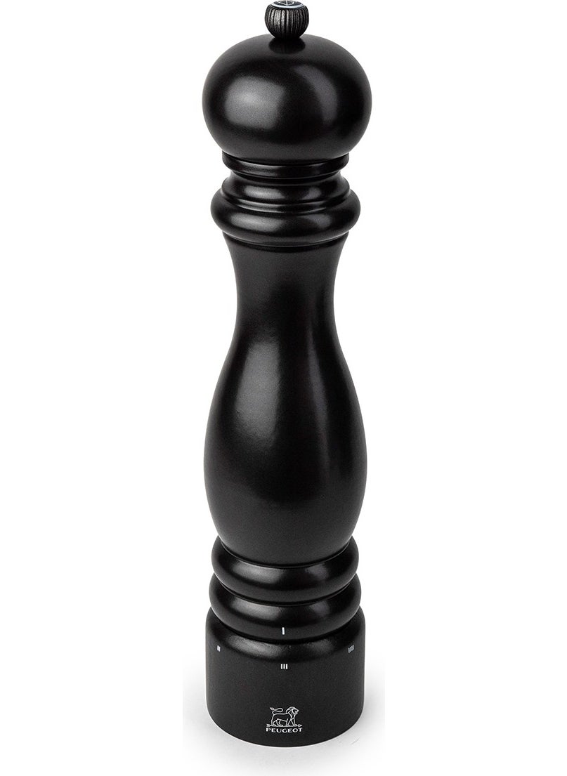 Paris U-Select Satin Black Salt Mill 30 cm