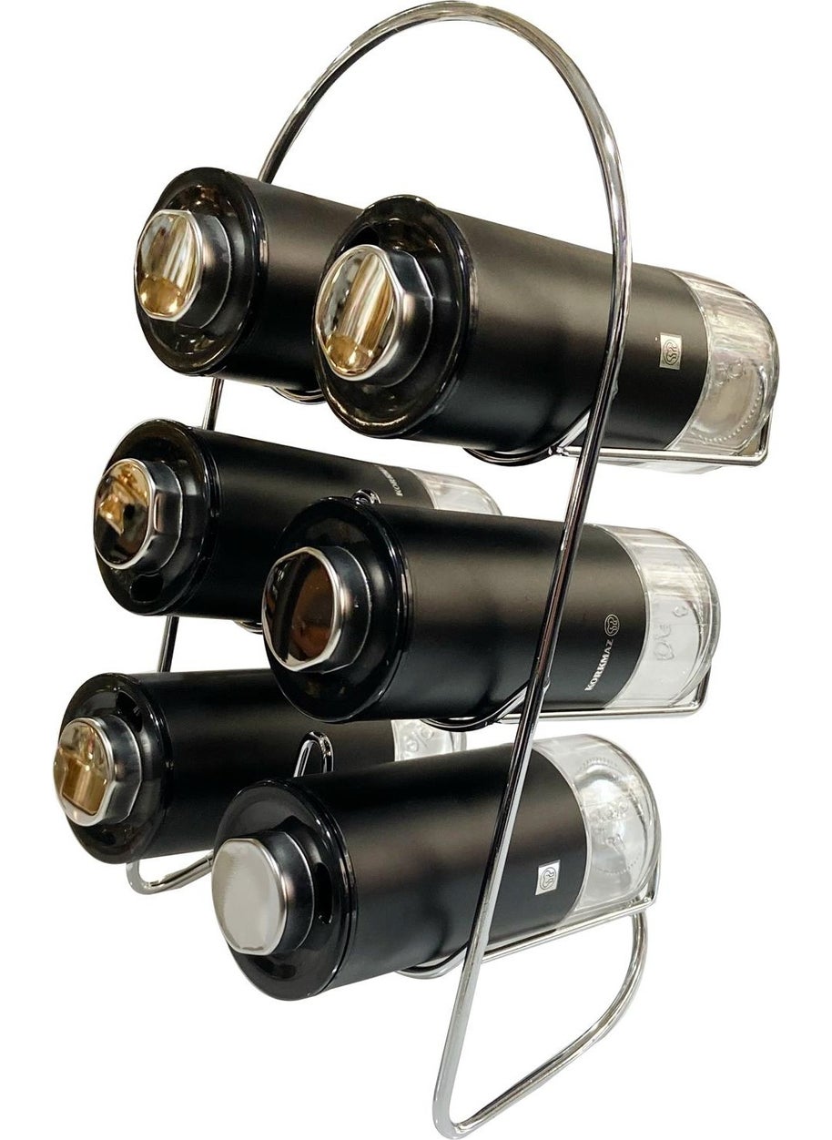 Stora Plus 6 Spice Set 3 Different Hole System A5523-3 Black