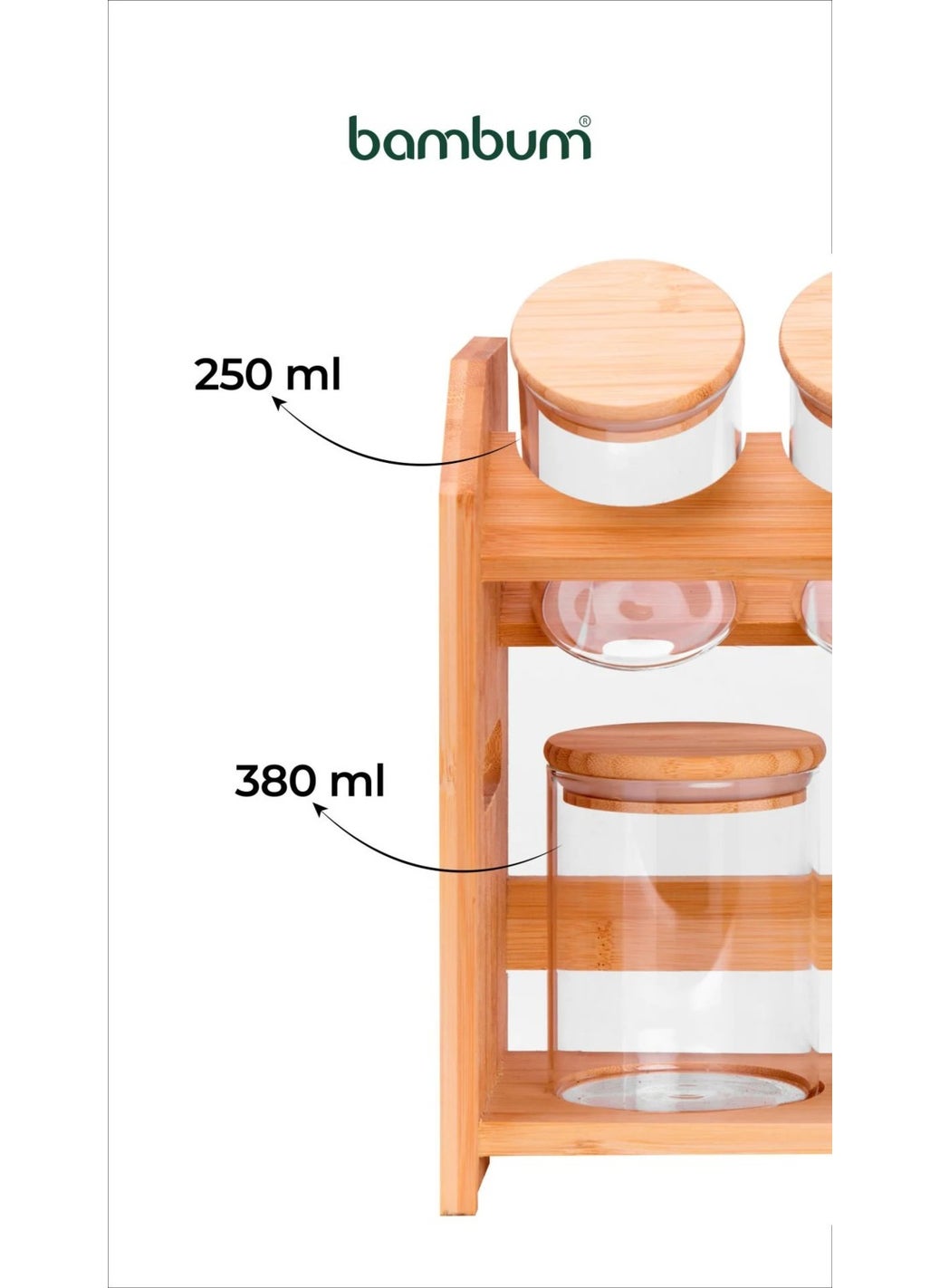 Tier - 8 Piece 2 Tier Stand Spice Set