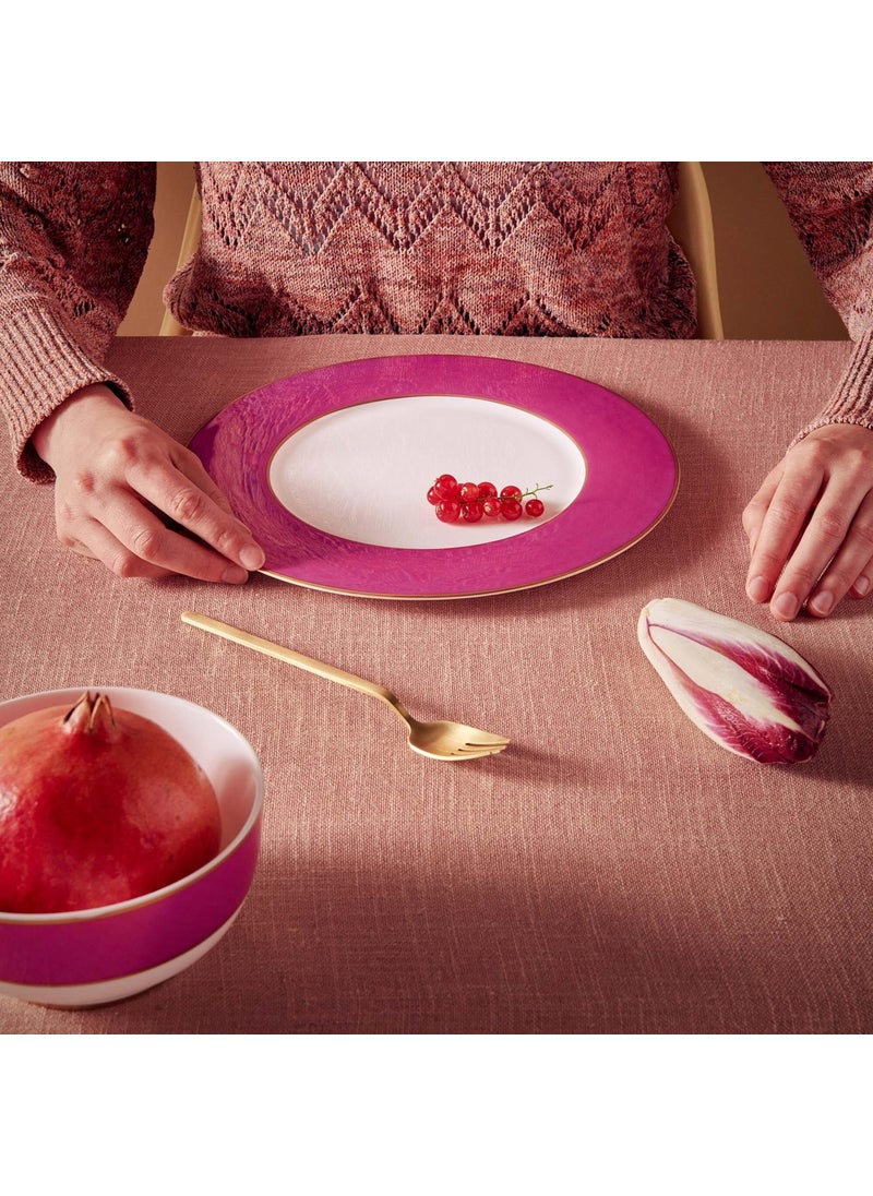 Chique Pink Porcelain Cake Plate 17 cm