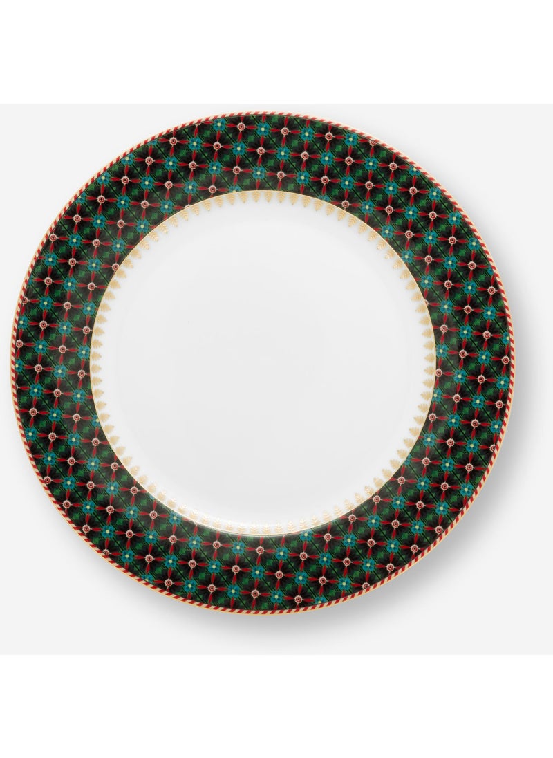 Berry Blues Green Porcelain Breakfast Plate 23 cm