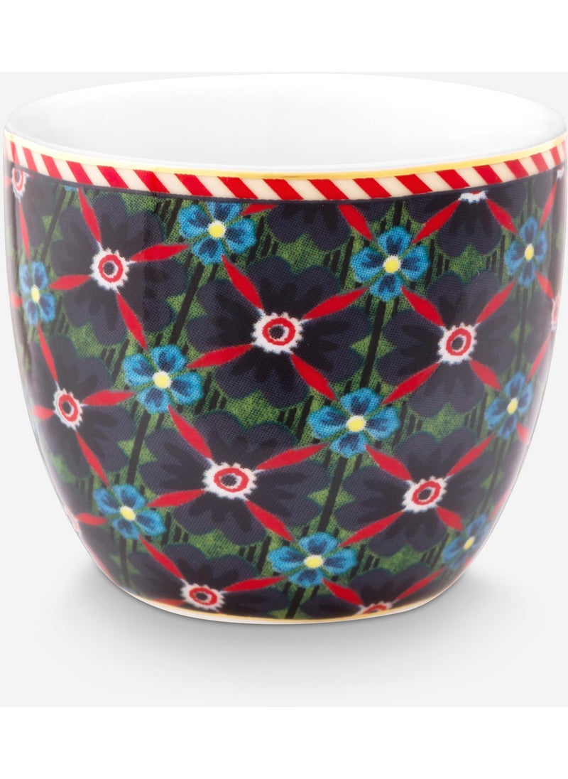 Berry Blues Green Porcelain Egg Cup 5 cm