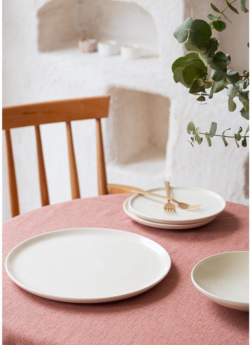 Noon Serving Plate Cream 30 cm