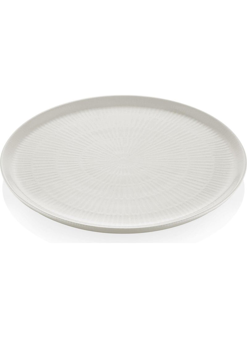 Noon Serving Plate Cream 30 cm