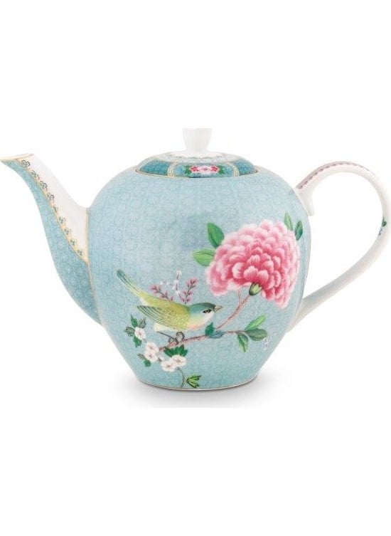 Blushing Birds Blue Teapot 1600 Ml.