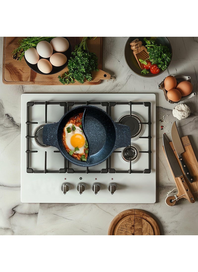 Multipan | Casserole | Self-Compartment | Pyro Series | 22 cm | Black