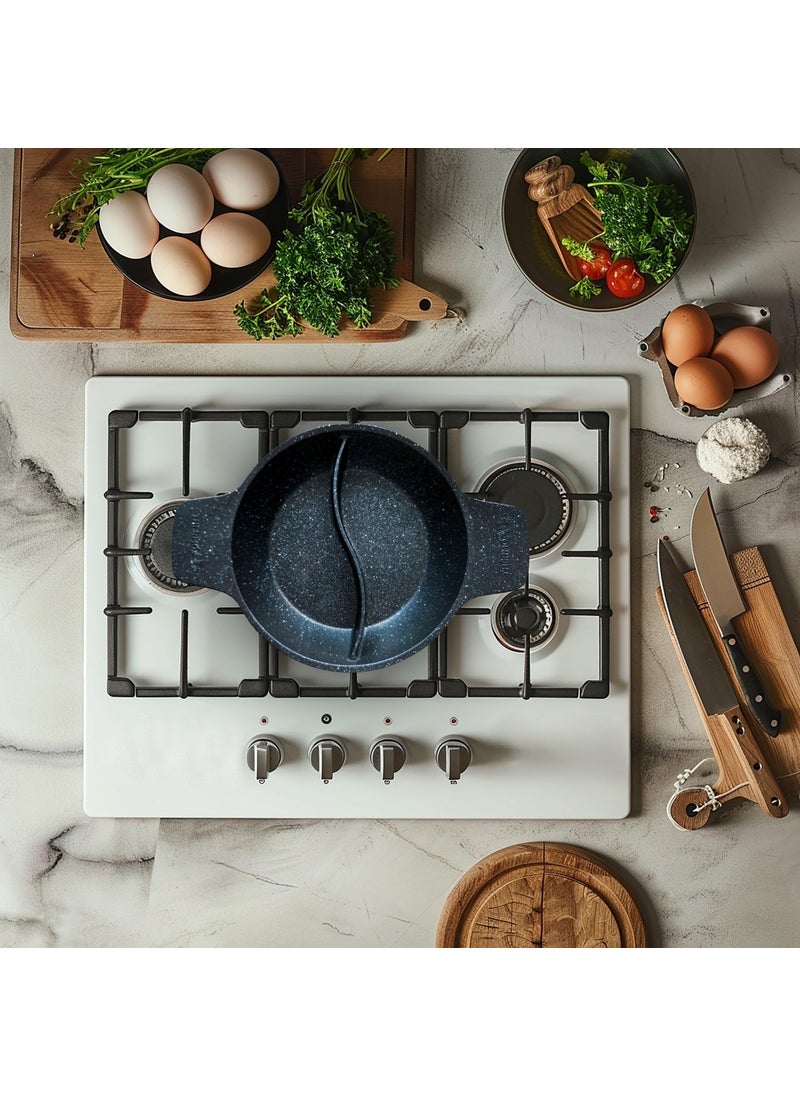 Multipan | Casserole | Self-Compartment | Pyro Series | 22 cm | Black