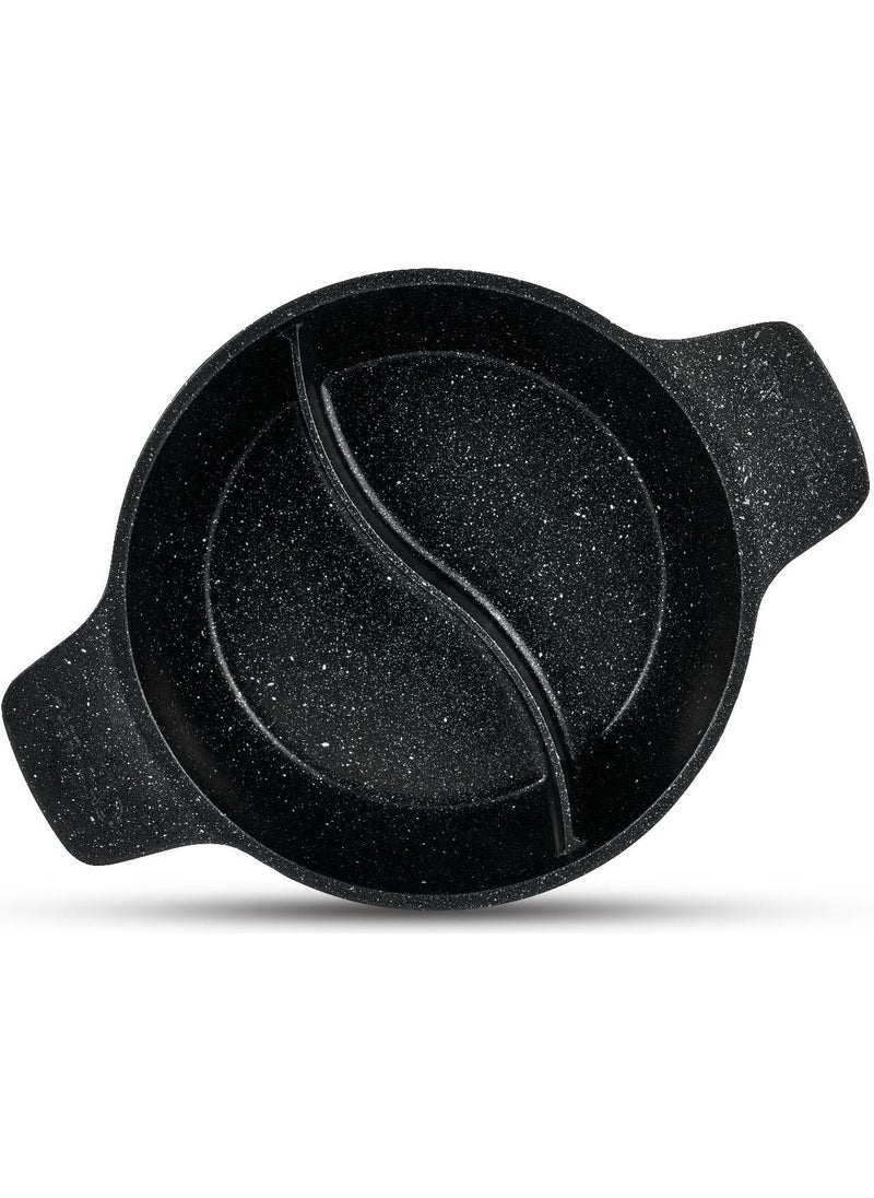 Multipan | Casserole | Self-Compartment | Pyro Series | 22 cm | Black