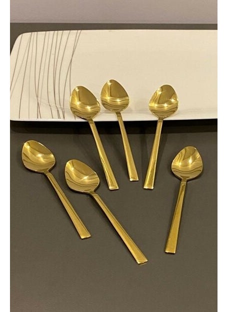 Stayle Gold Titanium 6 Teaspoon