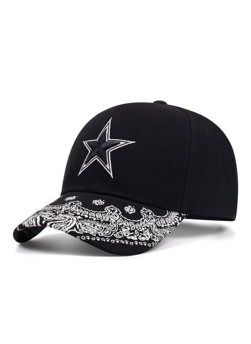 Fashionable Baseball Cap Embroidered Sun Hat With Adjustable Buckle For Daily Wear And Outdoor Sports For Men Women