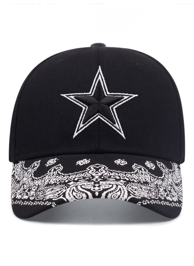 Fashionable Baseball Cap Embroidered Sun Hat With Adjustable Buckle For Daily Wear And Outdoor Sports For Men Women