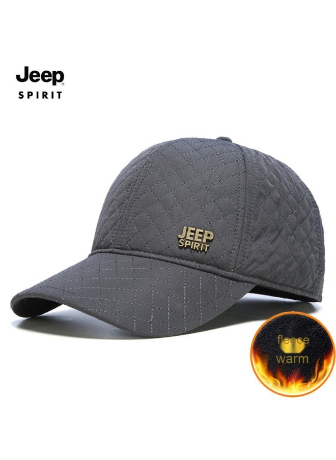 Fashionable Warm Baseball Cap Thick Hat With Adjustable Buckle For Daily Wear And Outdoor Sports For Men Women
