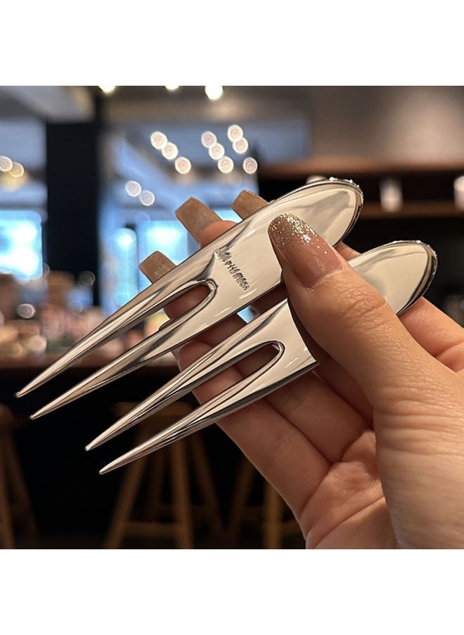 Reject Piracy! Original 316 Stainless Steel Fruit Fork Household Fruit Sign Children's Dessert Fork Mooncake Fork-Specification:2 Bright Fat Fruit Forks ✓ ✓