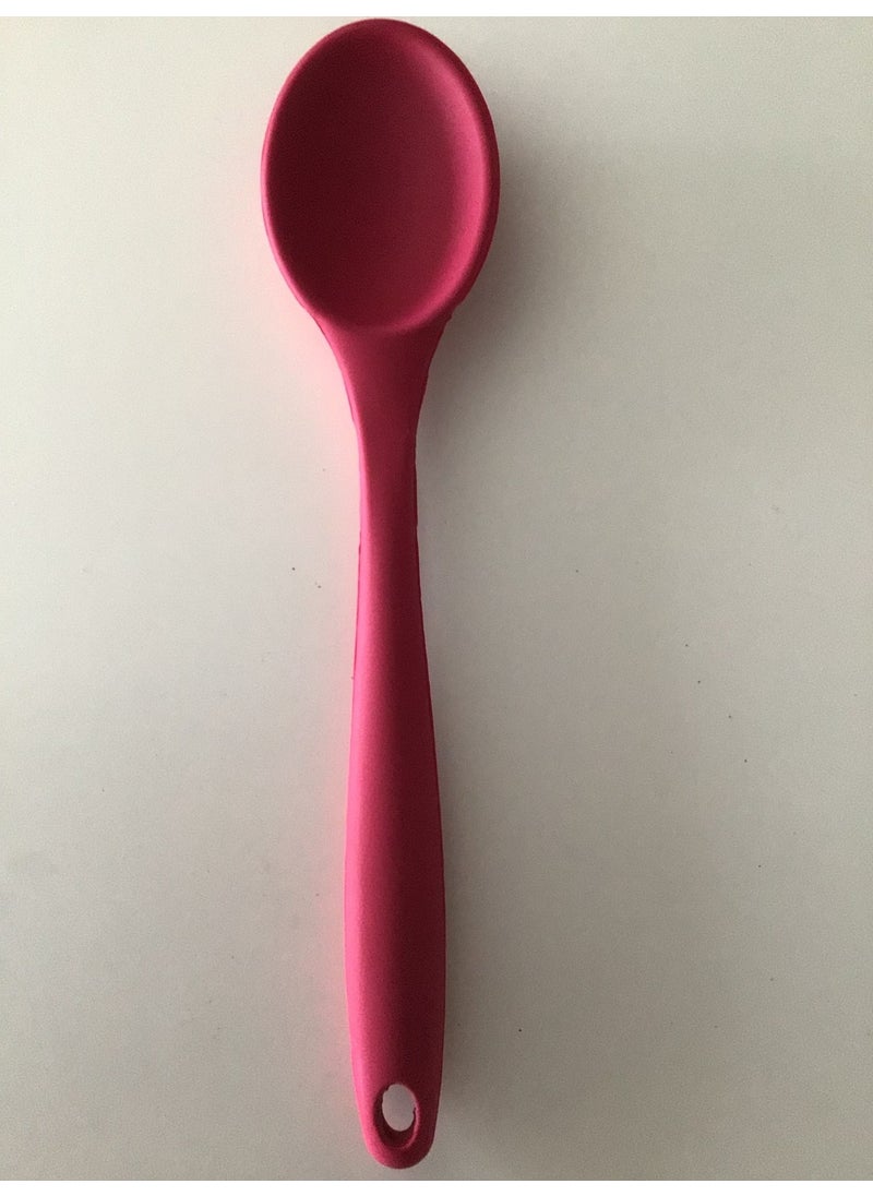 Bybirgül Large Size Silicone 3-Piece Spoon Set