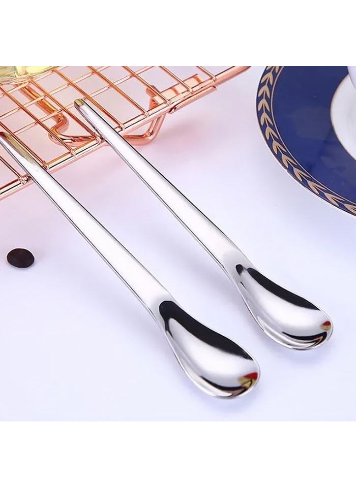 304 Steel 12 Pieces Gray Luxury Modern Looking Teaspoon CIN581BY-12