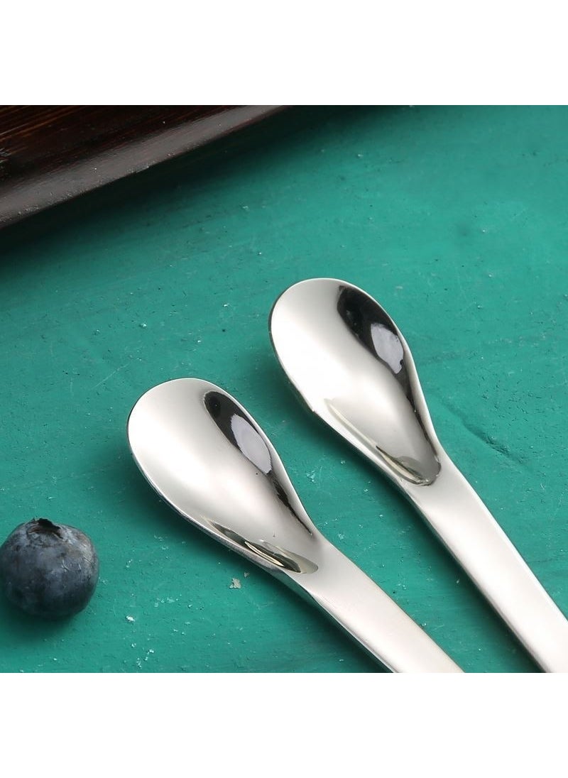 304 Steel 12 Pieces Gray Luxury Modern Looking Teaspoon CIN581BY-12