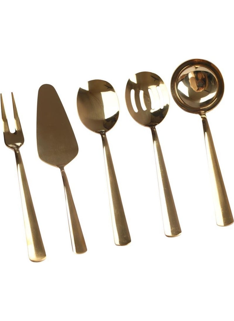 Picasa Gold 5 Piece Sauce Serving Set