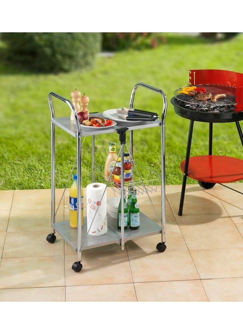 Foldable Service Cart