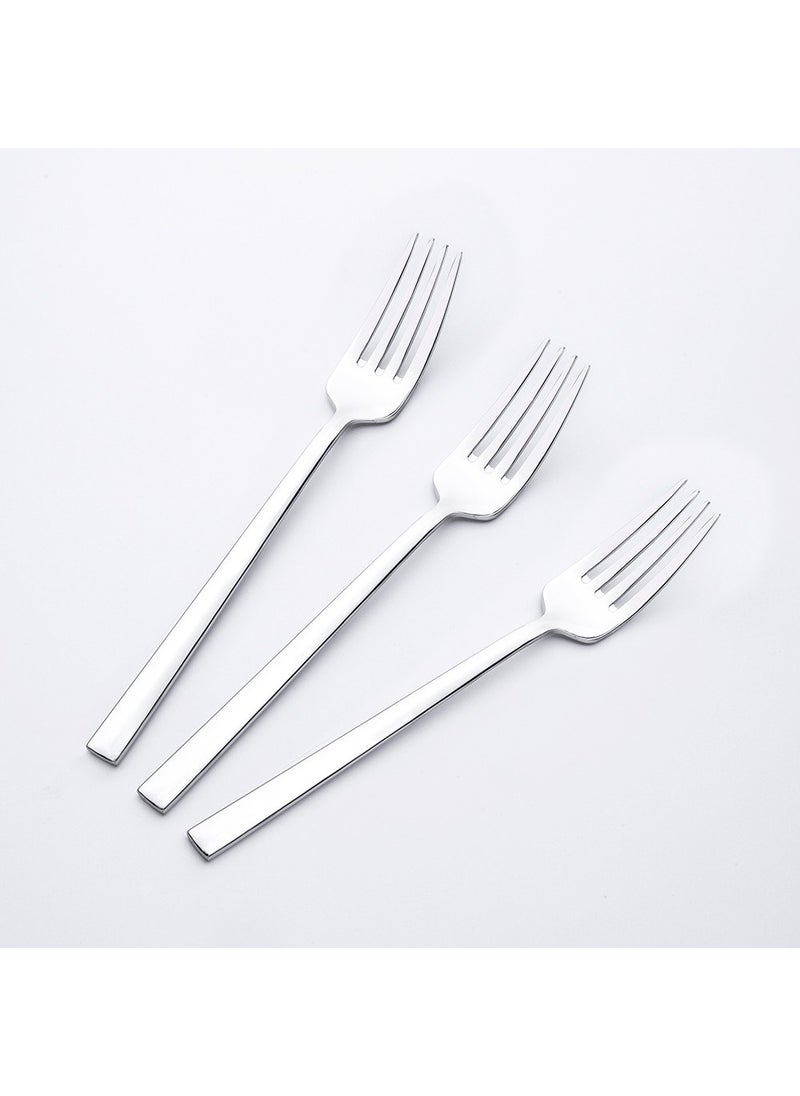 6-Piece Dalyan Plain Dessert Fork