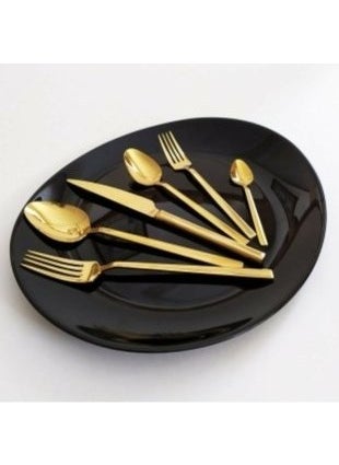 Stayle Titanium Gold 6 Piece Dinner Forks