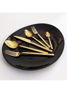Stayle Gold Titanium 6 Piece Dessert Forks