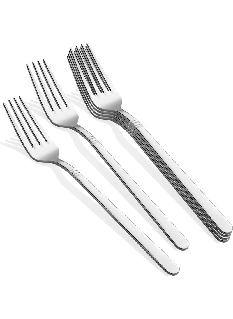 Paris Plain 6 Piece Dessert Fork