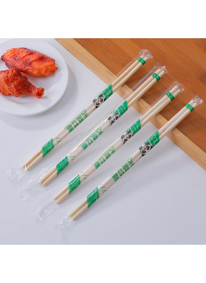 Disposable Chopsticks Restaurant Packaging Fast Food Independent Packaging Sanitary Chopsticks Small Round Chopsticks Bamboo Chopsticks Take-out Chopsticks-Color:5.5*225mm-Specifications:100 Pairs Of Bamboo Chopsticks