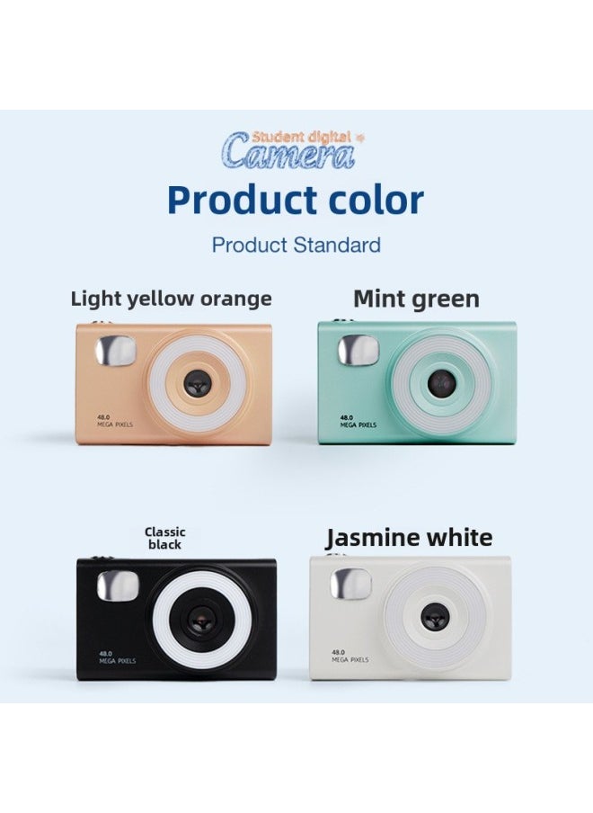 H12 Camera Student Party CCD Retro Old Card Machine Portable With 2.8 Inch High Color Value-Body Color:64g Memory Card