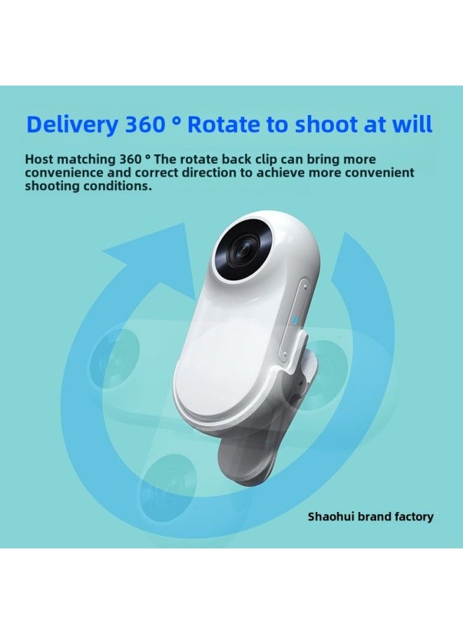 24 360 Sports Full 4K Scene Camera Chest Fixed Motorcycle Anti-shake Camera Wearable HD-Body Color:Black Hd Screen Hd Upgraded Version-package 4
