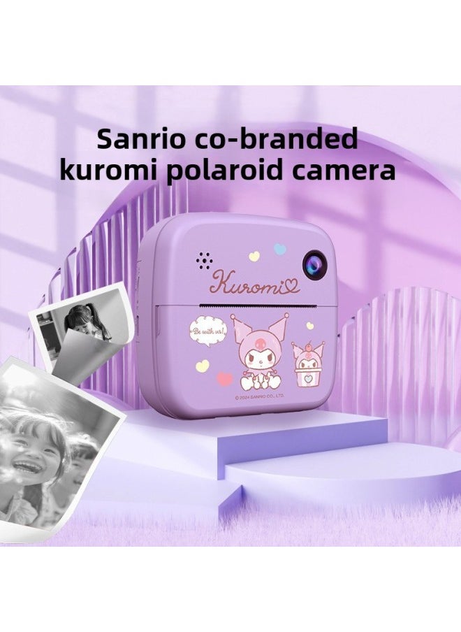 Sanli Joinly Jointed With The Koromi Big Ear Dog Melody Camera Instant To Print Camera Gifts For Children-Color: + Printing Paper*3