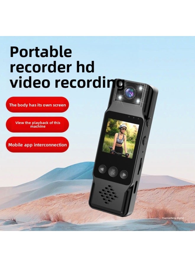 2025 Sports Camera HD Camera Riding Law Enforcement Recorder Outdoor Vlog Video Recorder Practical-Body Color:4k Bare Metal