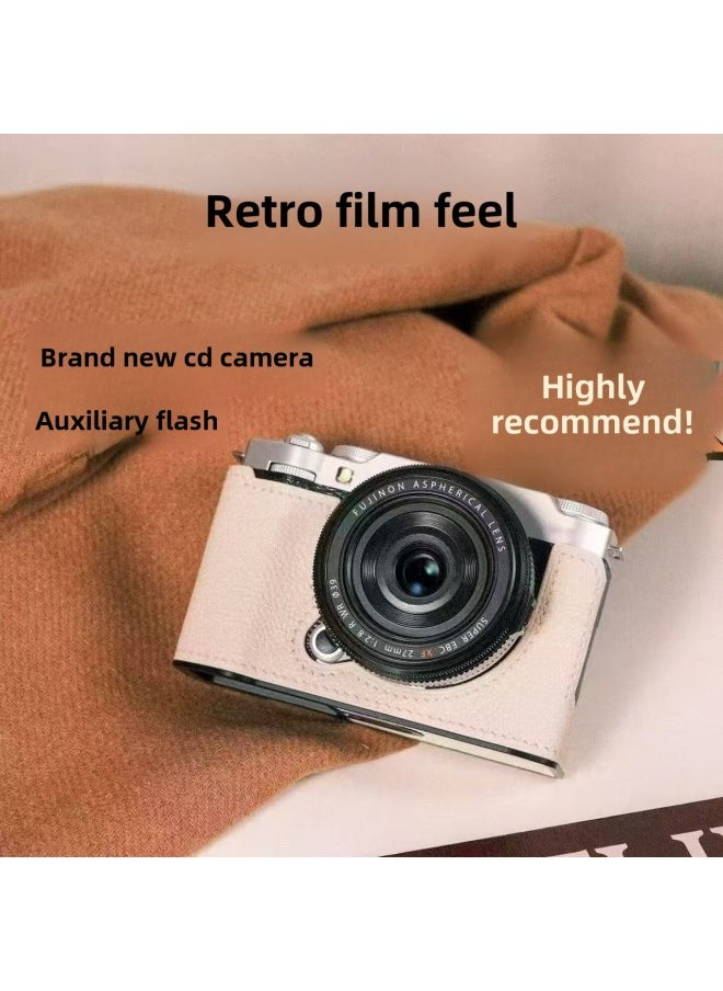 0.1 Billion Pixel Double Camera Self-timer Ccd Retro Digital Camera Student Cute Campus Entry-level Card Machine-Body Color:H6-coral Pink  - 16g High-speed Memory Card + Luxury Gift Bag Can Be Transferred To Mobile Phones