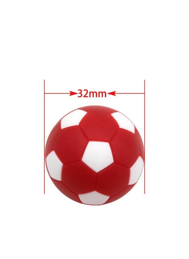 Foosball Table Football Machine Plastic Football Accessories 23mm- 32mm36mm Green Football Black And White-Specifications:32mm Red And White Football