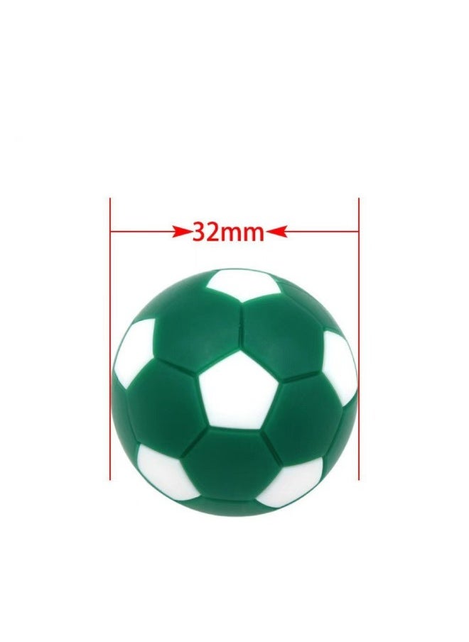 Foosball Table Football Machine Plastic Football Accessories 23mm- 32mm36mm Green Football Black And White-Specifications:32mm Green And White Football