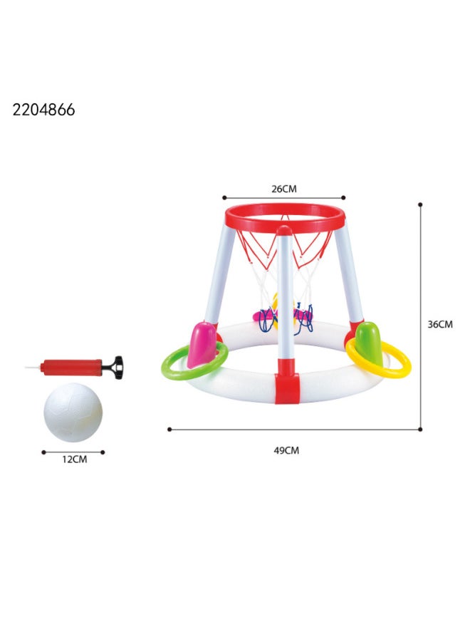 Outdoor Beach Game Water Shooting Ball Multiplayer Interactive Water Shooting Ladder Sports Parent-child Sports Toys-Color:2204866