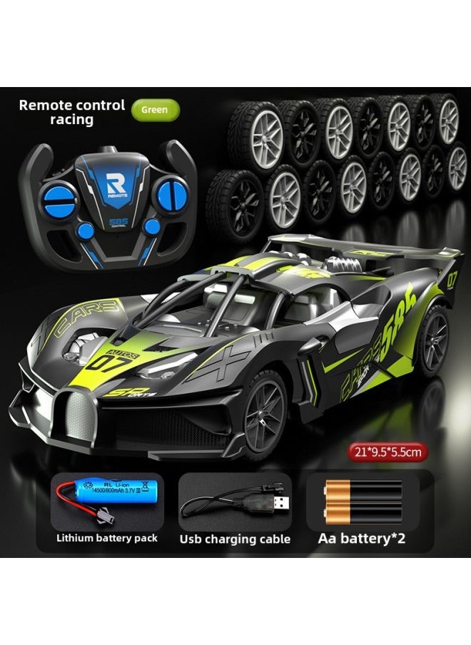 One-piece Delivery Children's Remote Control Car Toy Sports Car Electric Drop-resistant Children's Boy Toy Car-Color: Small Size Super Running-four-way-Proportion:Single Lithium Battery Remote Control Battery Screwdriver